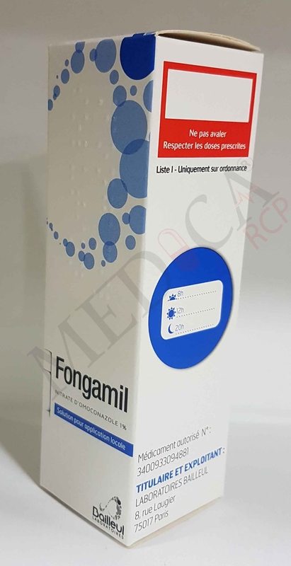 Fongamil Solution Dermique*